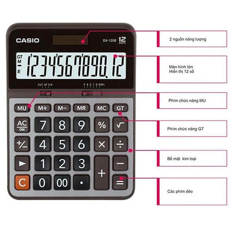 Máy Tính Để Bàn CASIO DX-120B