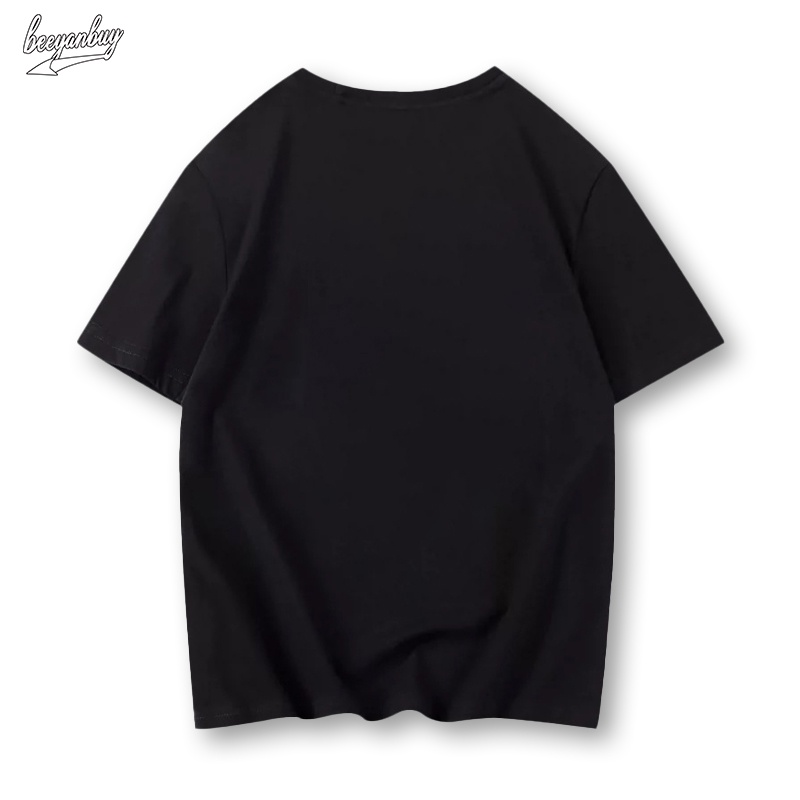 Áo thun nam đen local brand BEEYANBUY áo phông hình T-shirt rộng unisex 100% cotton-Y0185