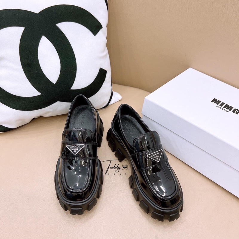 Giày 5p Pra da Tam giác Giày dạng bánh răng đế cao