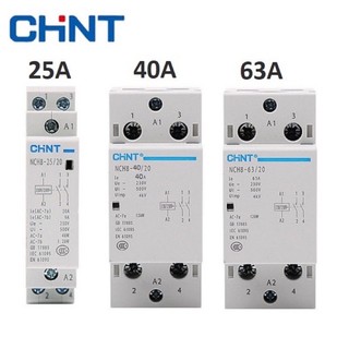 Khởi động từ 1 pha chint nch8 25a/40a/63a chính hãng chint giá tốt