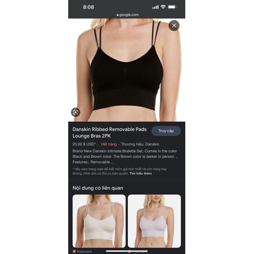 Bra danskin dư xịn