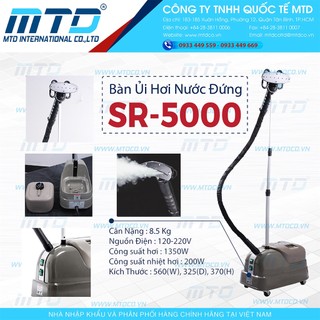 Bàn ủi hơi nước đứng công nghiệp SR-5000 SILVER STAR - Hàng chính hãng