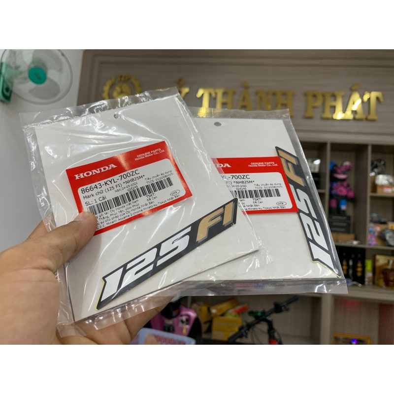 Tem chử 125 Fi Đen Fu X 11 zin