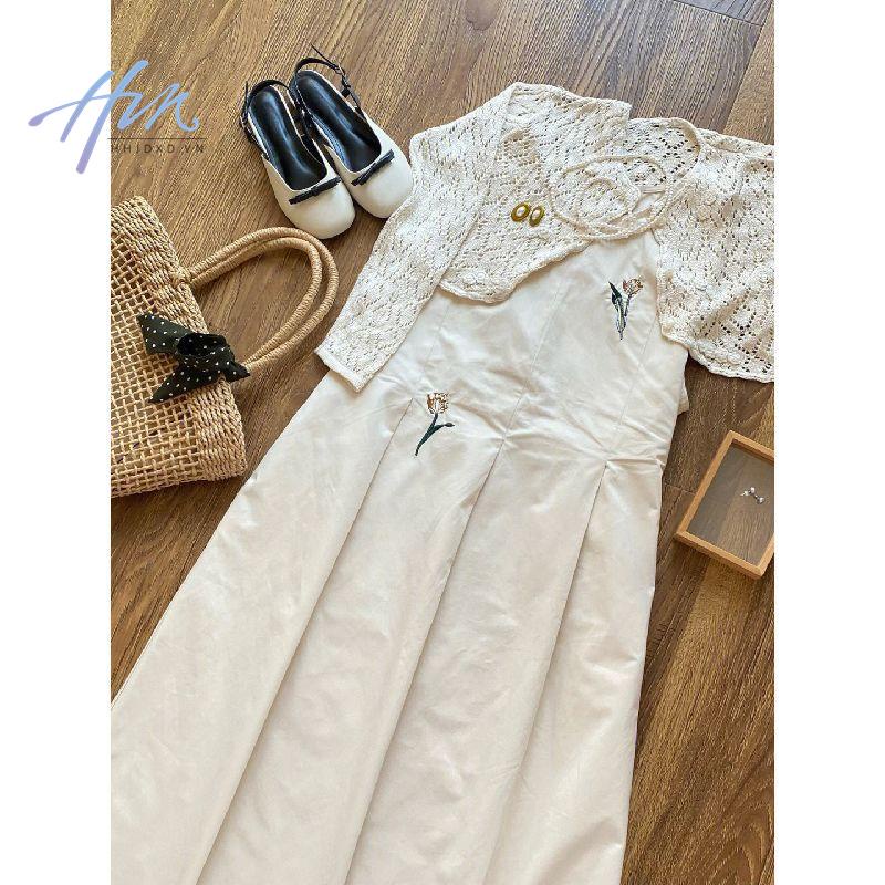 Đầm Dáng Dài Thời Trang Mùa Thu Phong Cách Hàn Quốc Dành Cho Nữ