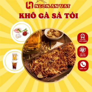 Khô gà sả tỏi NGON ĂN VẶT thơm ngon thịt gà chất lượng cao