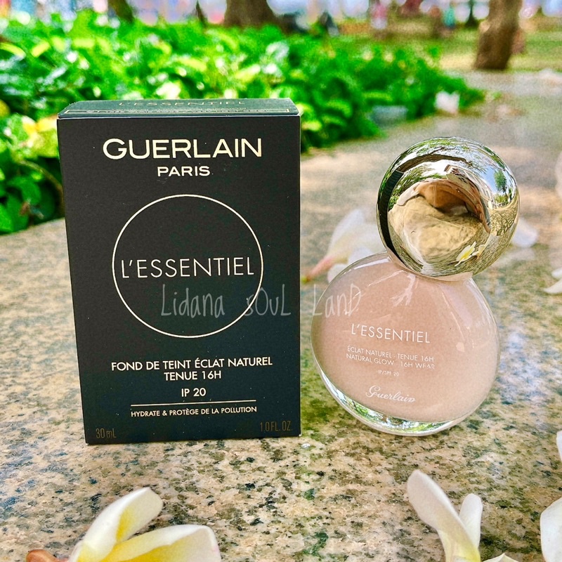 (𝗚𝗼̂́𝗰 𝟮,𝟭 𝘁𝗿𝗶𝗲̣̂𝘂) Kem nền Guerla::in L'Essentiel Natural Glow Foundation 16Hour Wear SPF20