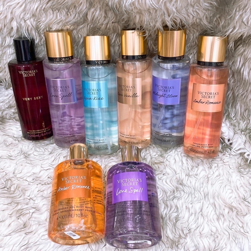 (Auth Us)xịt toàn thân Victoria secret kiểu dáng mới