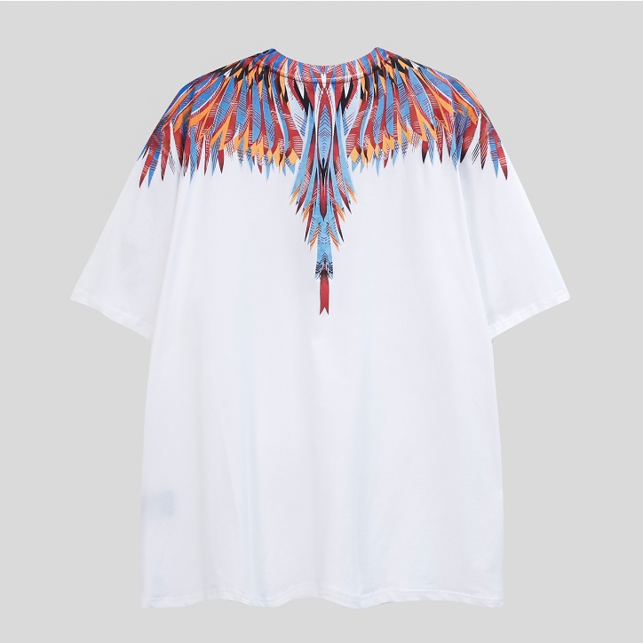 Áo Thun Cotton Ngắn Tay In Hình Đôi Cánh Fashiom MB Jungle Thời Trang