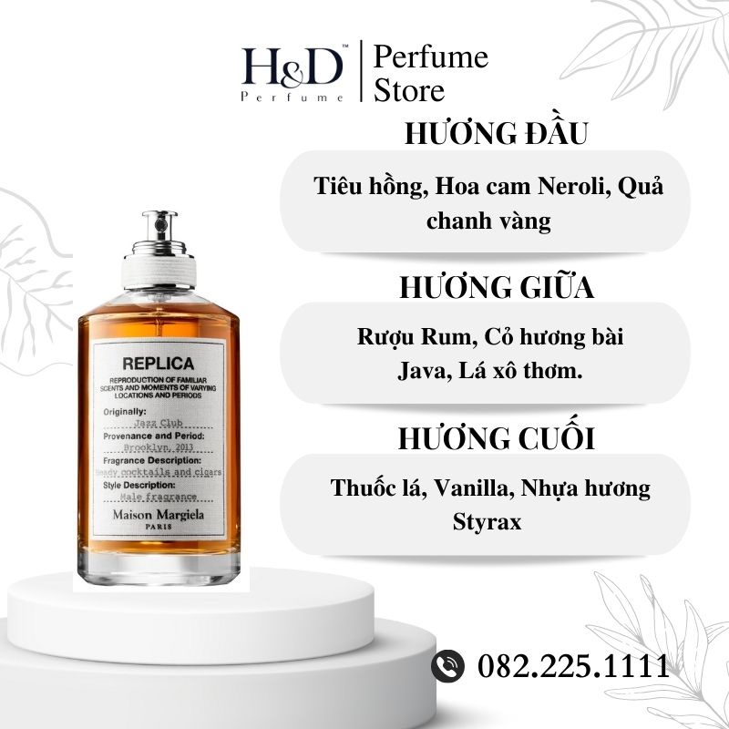 Nước hoa Replica Jazz Club Maison Margiela EDT Unisex   5ml/10ml/20ml HD Perfume
