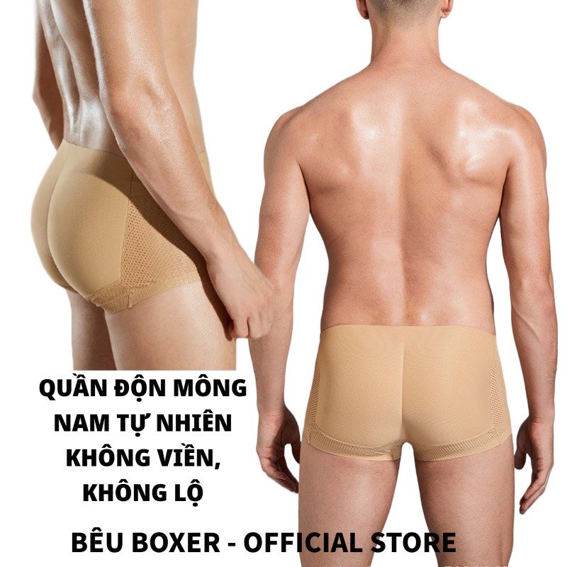 (CHE TÊN) QUẦN ĐỘN MÔNG NAM, QUẦN LÓT NÂNG MÔNG TẠO DÁNG CHO BODY CHO DÂN VĂN PHÒNG THOÁNG KHÍ