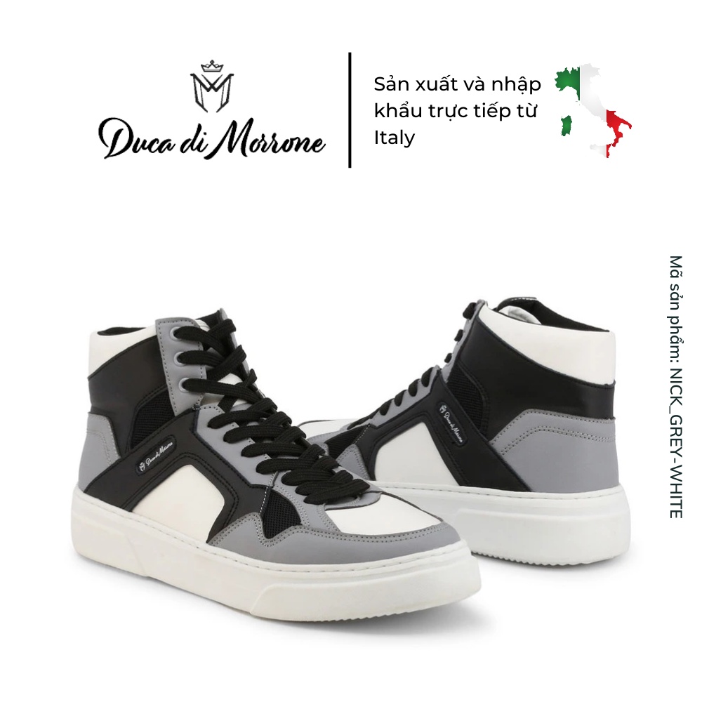 Giày Sneaker cao cổ nam - DUCA DI MORRONE - Sản xuất và nhập khẩu CHÍNH HÃNG tại ITALY - NICK