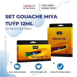 Set Gouache Himi Miya tuýp 12ml