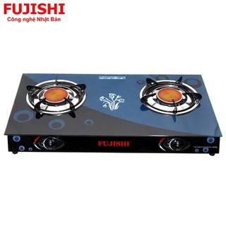Bếp gas đôi hồng ngoại mặt kính FUJISHI FJ-H10-HN - Tiết kiệm gas - Bảo hành chính hãng 1 năm