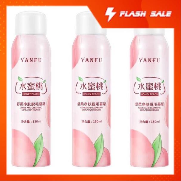 Xịt Tẩy Lông Hương Đào YANFU 150ml NO.0963