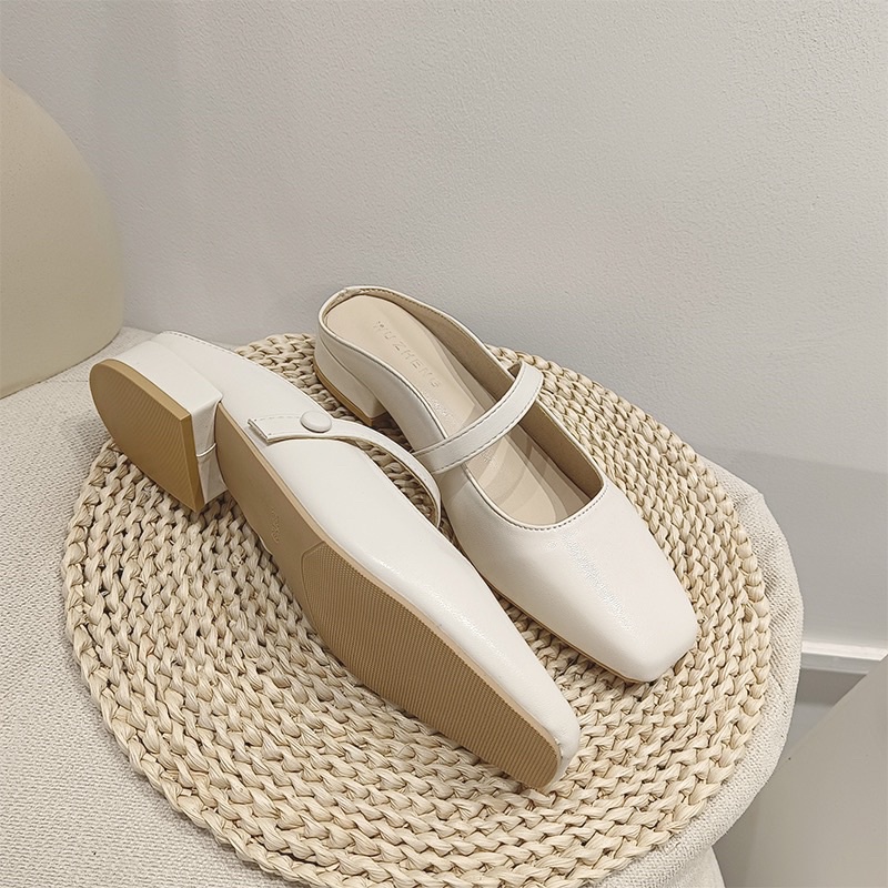 Sục nữ, giày búp bê hở gót Andu Store