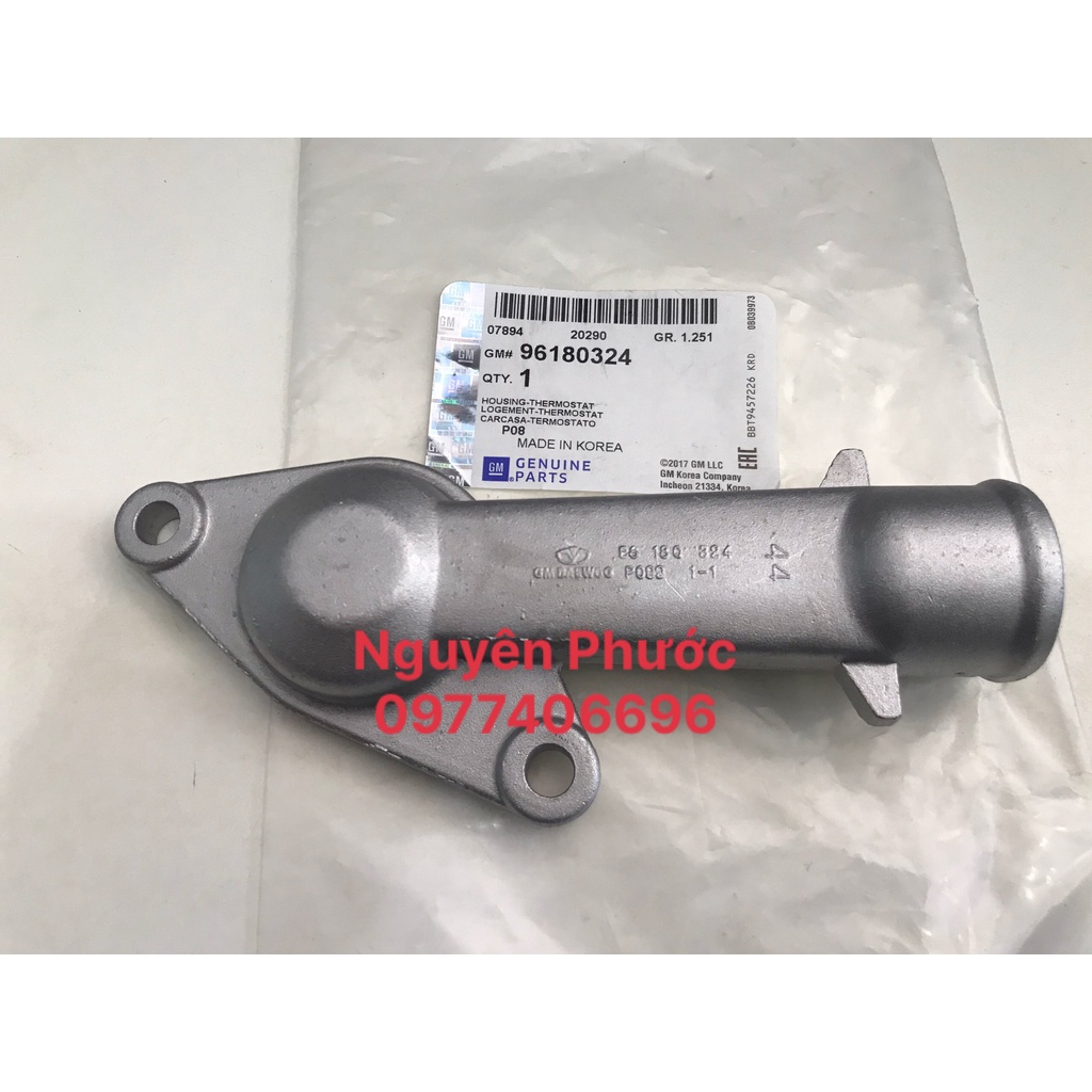 Thân / Vỏ van hằng nhiệt DEAWOO LANOS , GENTRA, CIELO hàng xịn chính hãng - Mã phụ tùng 96180324