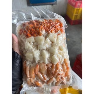 Thịt ghẹ bóc nõn hút chân không gói 500gram