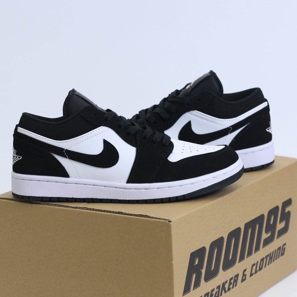 Giày thể thao sneaker (JD_214) Đen trắng cổ thấp
