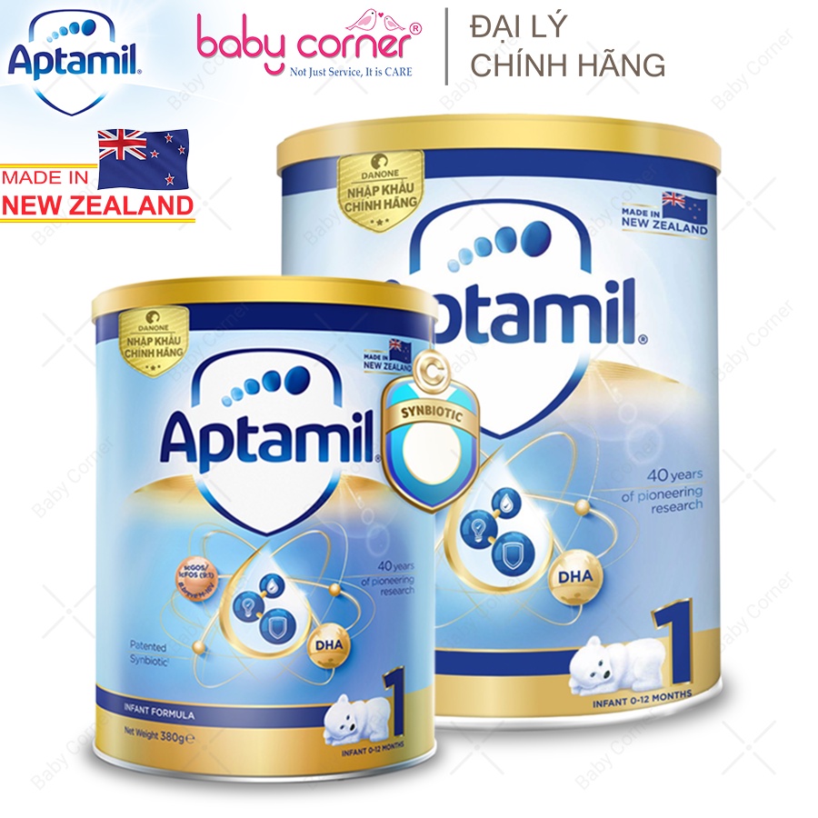 [Chính Hãng] Sữa Bột Aptamil New Zealand Số 1 Cho Bé Lon 380g/ 900g
