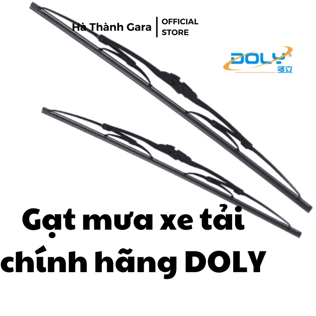 Gạt mưa xe tải lưỡi gạt mưa silicon Chính Hãng DOLY phù hợp tất cả các dòng xe tải Suzuki Container THACO ISUZU KIA