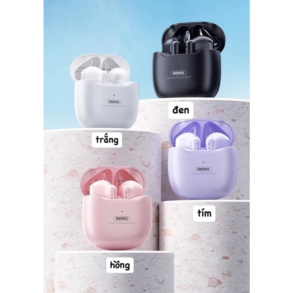 Tai nghe Bluetooth Remax TWS-19 hothit 4 màu