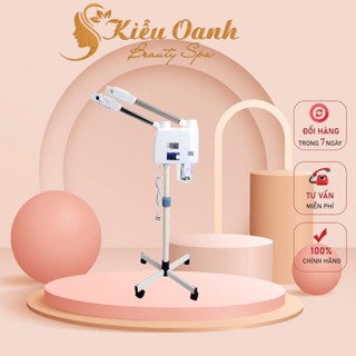 xông 2 cần,Máy xông hơi mặt 2 cần nóng lạnh, Máy xông mặt, Bảo hành 12 tháng mẫu mới nhất 2024