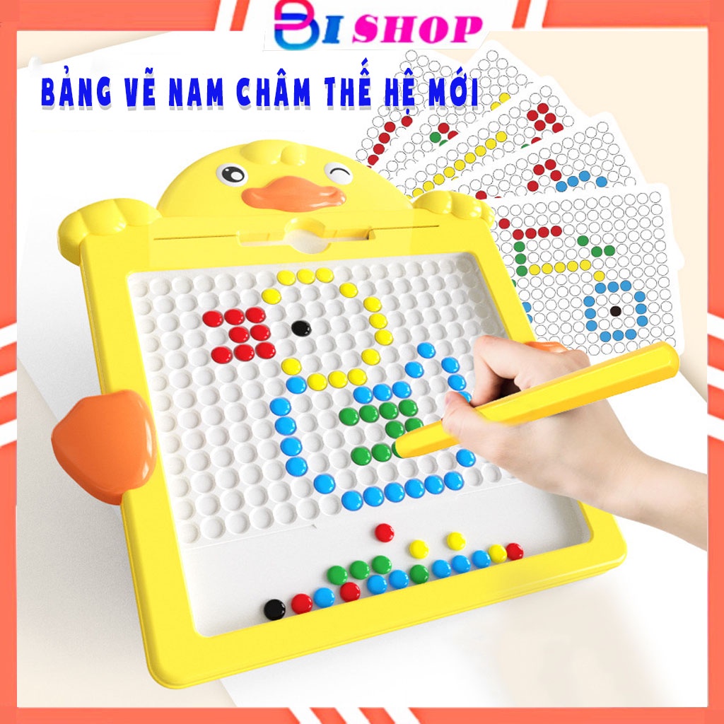 Bảng Vẽ Nam Châm Cho Bé Kèm Bút- Đồ Chơi Giáo Dục Sớm Cho Bé