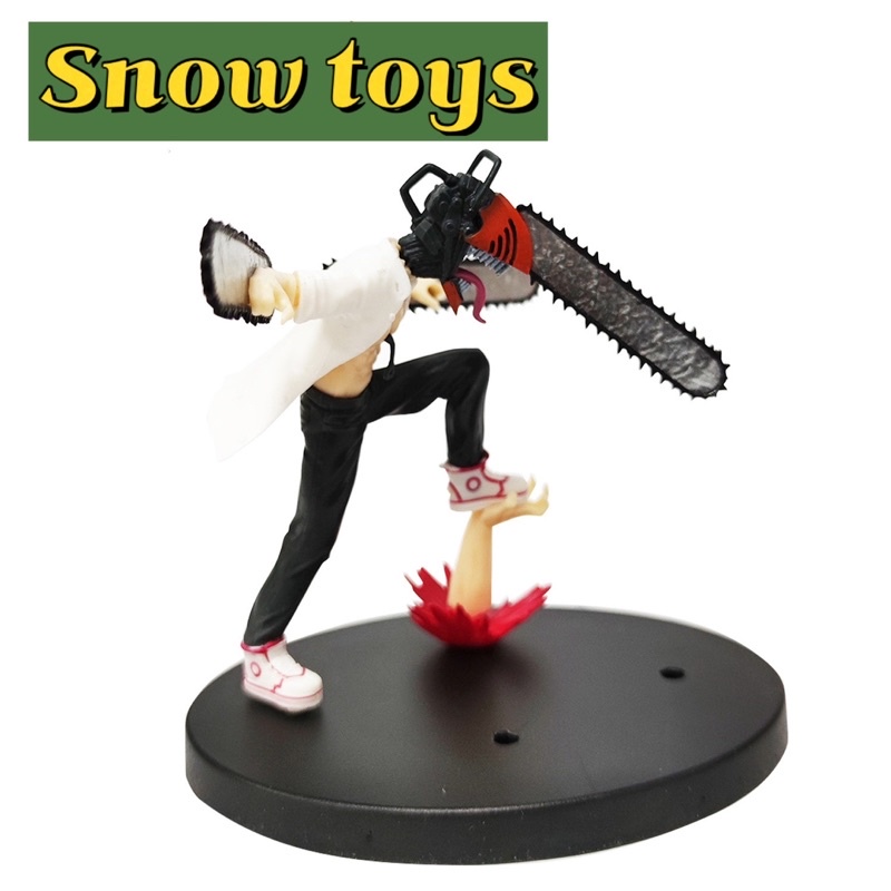 Mô hình Chainsaw Man - Nhân vật Denji hóa Quỷ cưa máy 2 đầu thay thế - Kích thước Denji - Fullbox