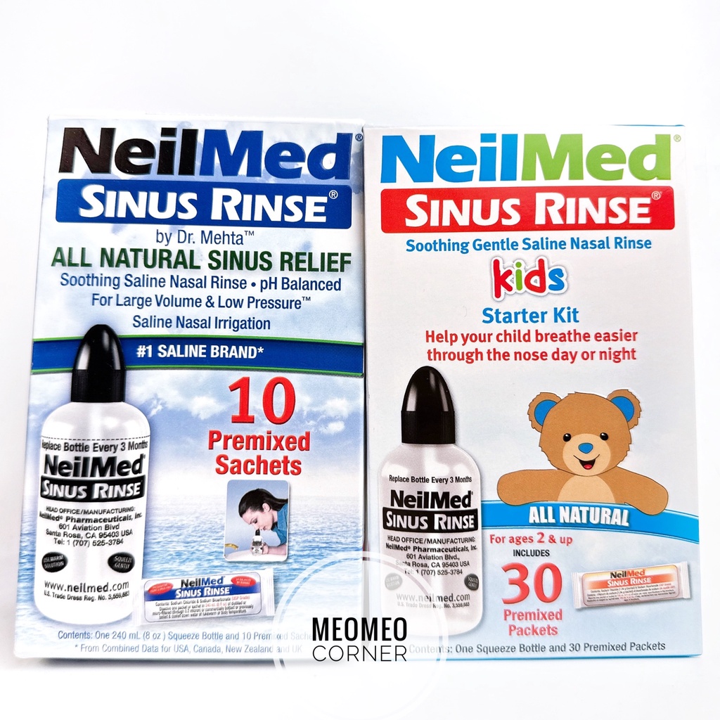 Bộ vệ sinh mũi NeilMed Sinus Rinse Kids Starter Kit cho trẻ em 4