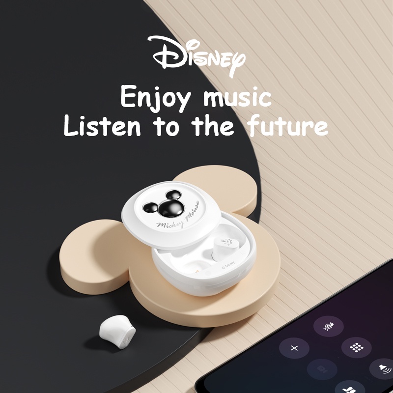 Tai Nghe Bluetooth 5.3 Không Dây Cảm Ứng Thông Minh Disney D68 Có Mic