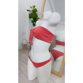 Set bikini nơ ngực có mút