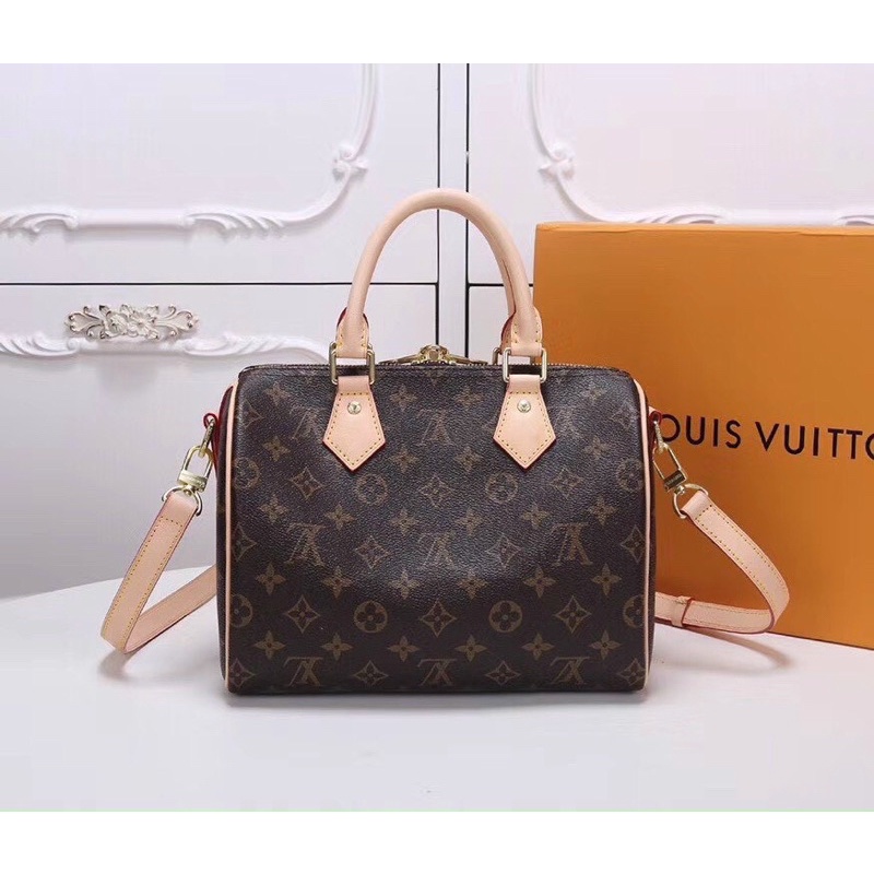 Túi trống quai xách Louis Vuitton size 25cm bản super 3 mẫu