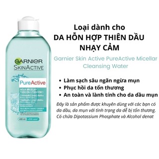 Nước tẩy trang Garnier