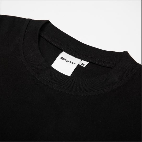 RIPOFFF Basic Heavyweight Boxy T-shirt - Black