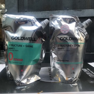 Cặp duỗi uốn cao cấp Goldwell Structure + Shine 400mlx2