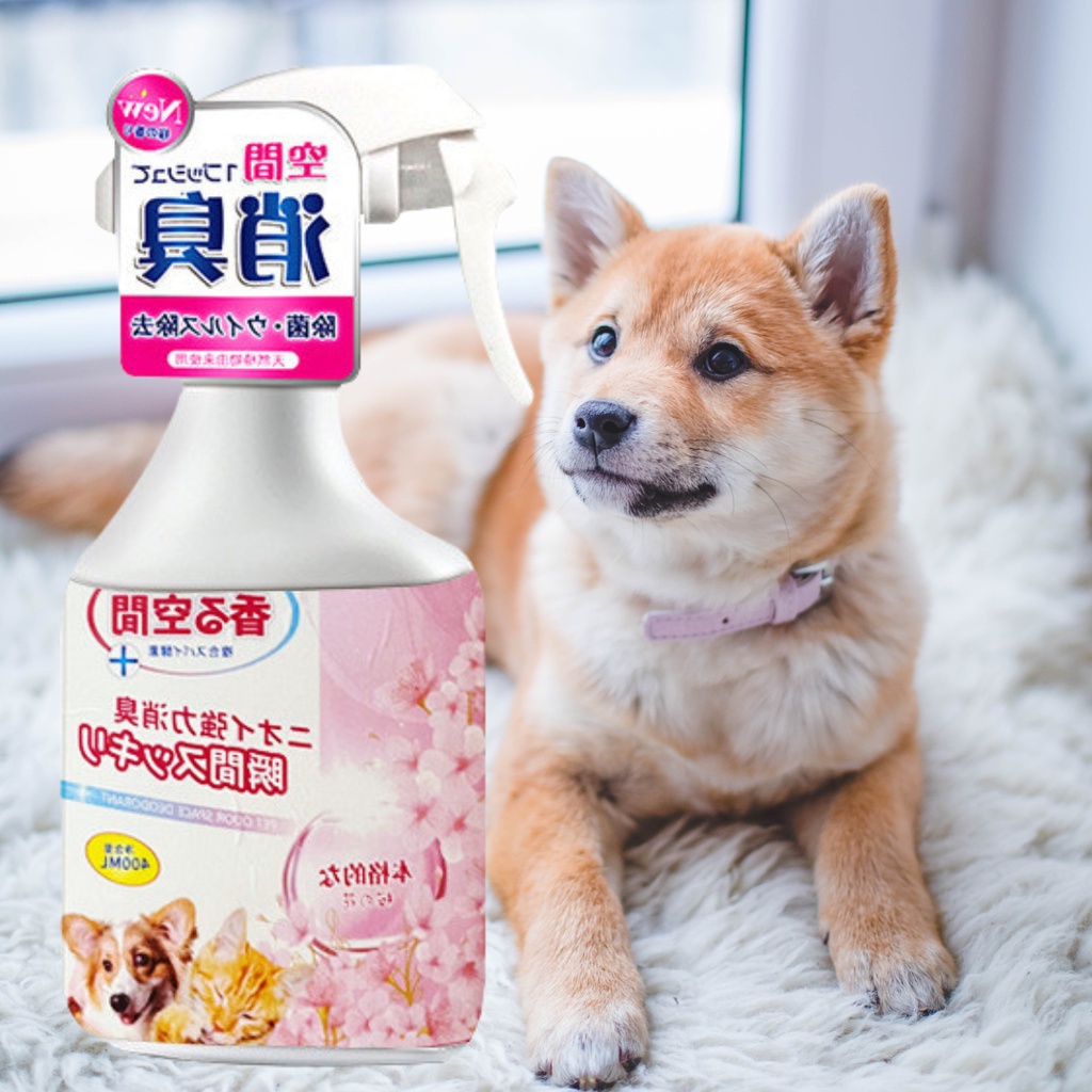 Xịt khử mùi hôi dành cho chó mèo PET DEODORANT YEUPET khử mùi 24h khử trùng 99% - 500ml