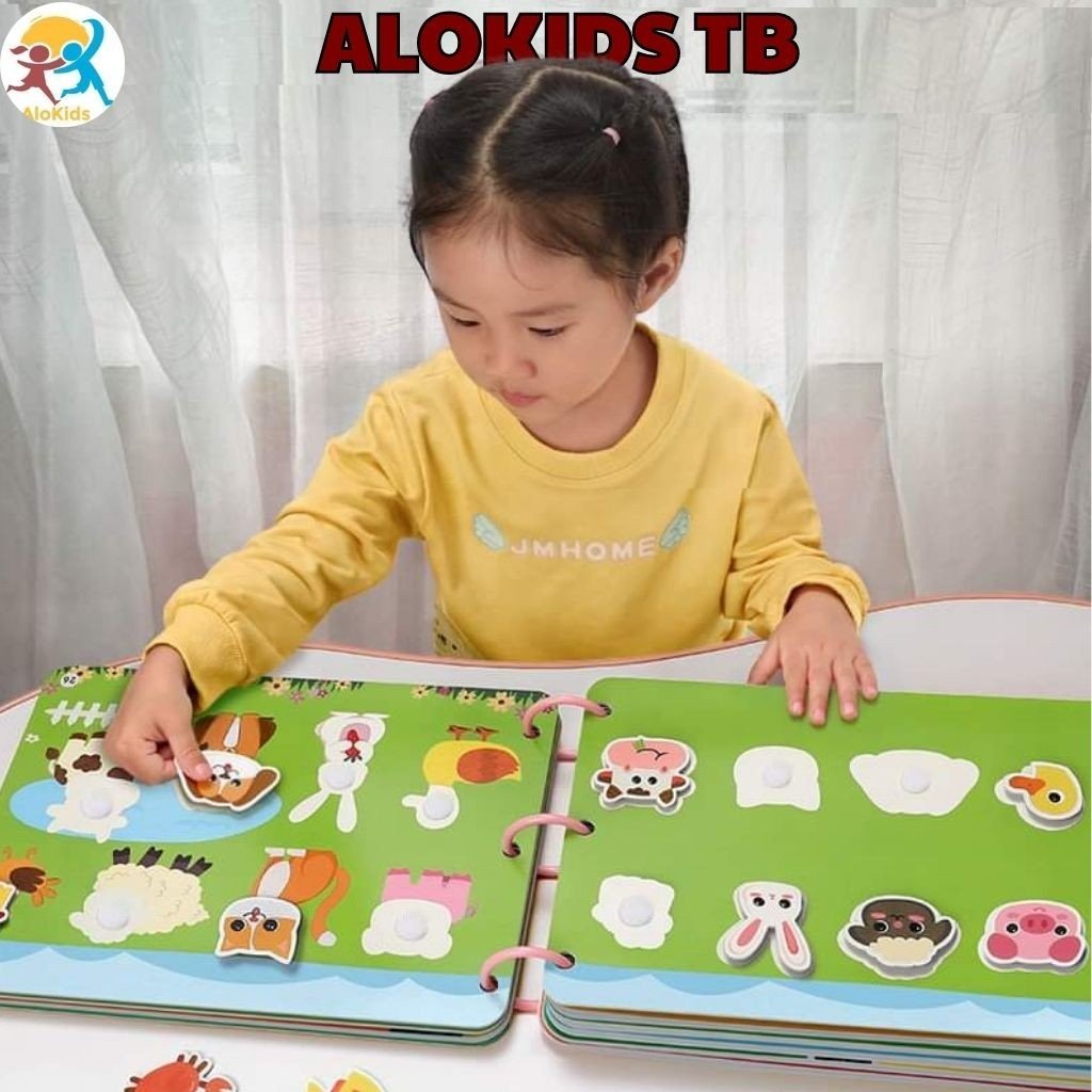 Học Liệu Bóc Dán Montessori 17 Chủ Đề Đồ Chơi Giáo Dục Sớm Cho Bé Alokidstb Tái Sử Dụng Nhiều Lần