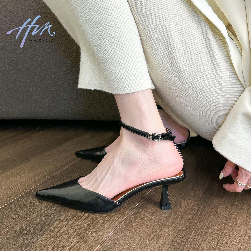 Sandal Cao Gót Mũi Nhọn Thiết Kế Mới Thời Trang Mùa Xuân Hè 2023 Dành Cho Nữ