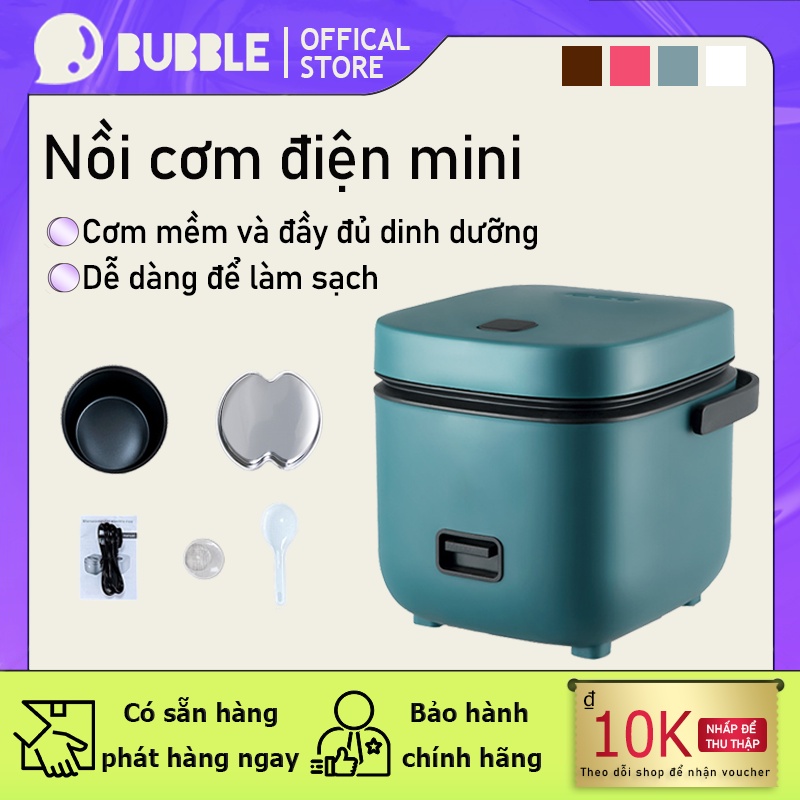 Nồi cơm điện mini dành cho 1 đến 2 người ăn, nồi cơm gạo lứt, nấu cháo cho bé ăn dặm