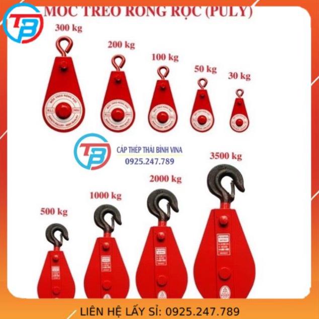 Combo 55 ròng rọc 30 kg - Cáp Thép Thái Bình Vina