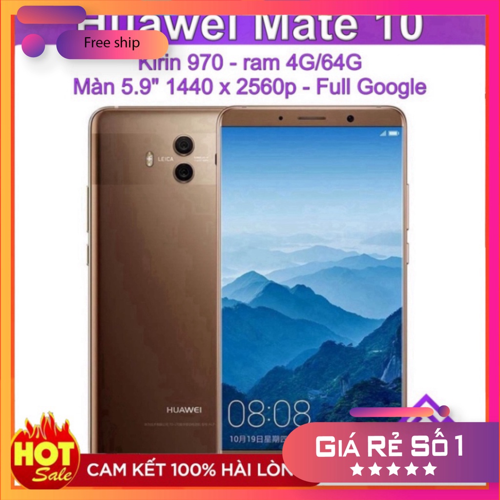 Super sale Điện thoại Huawei Mate 10 màn 5.9 inch 2K - Kirin 970 ... 95-99% GIÁ TỐT SỐ 1