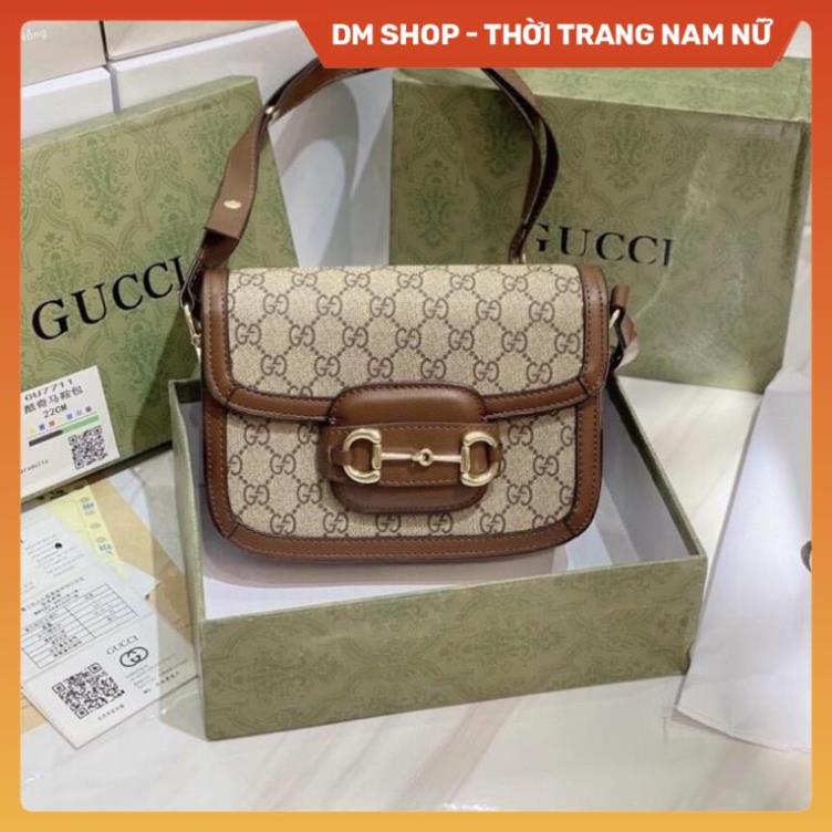 Túi xách nữ đeo chéo Gc hà hồ hàng full box , Túi đeo vai kẹp nách guci xịn phong cách thời trang hiện đại DM Shop