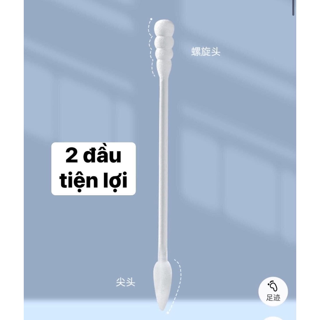 HỘP 200 TĂM BÔNG 2 ĐẦU