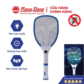 Vợt muỗi điện tử rạng đông - vợt bắt muỗi kết hợp đèn pin tháo rời dễ cắm sạc - model vbm rd.02