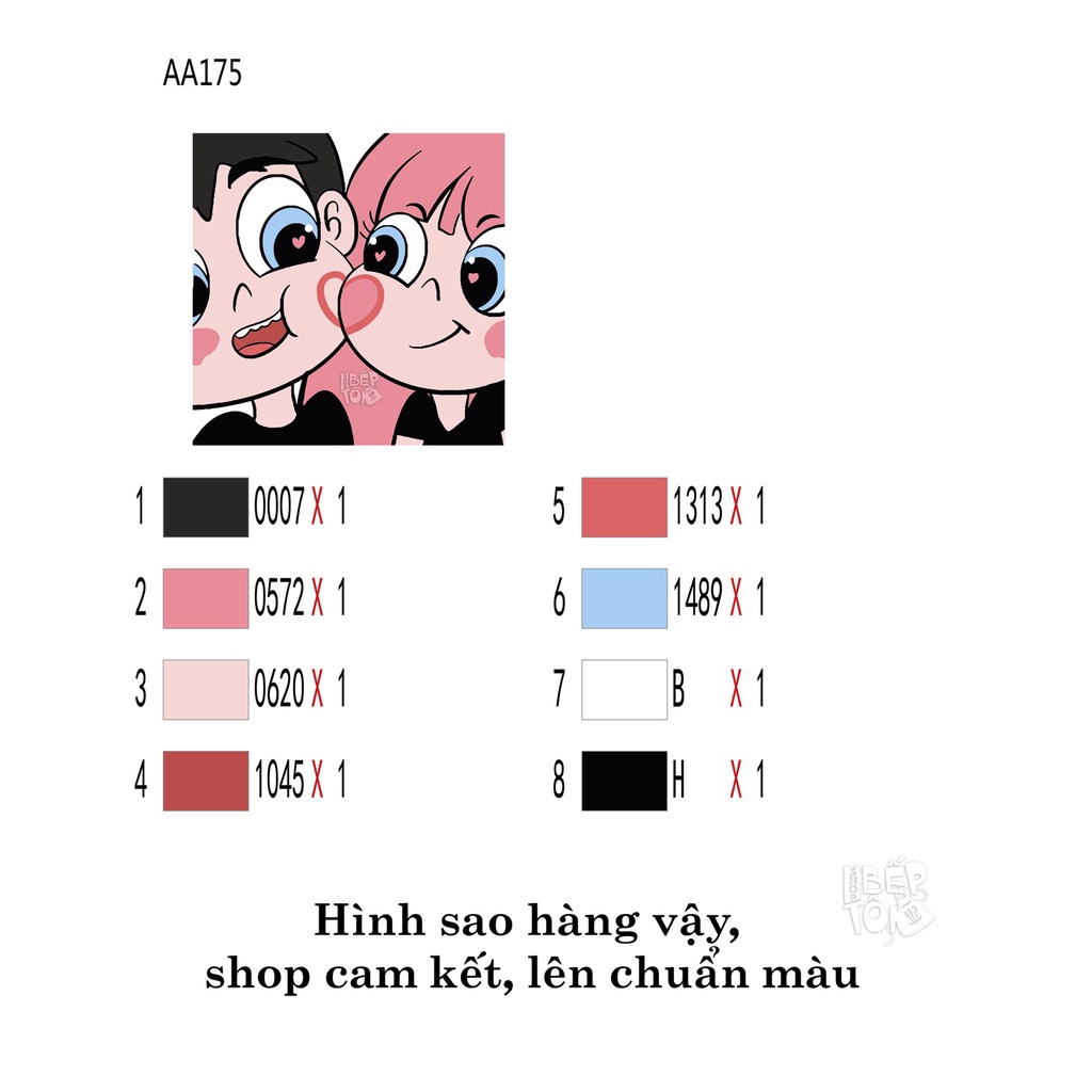 Tranh sơn dầu số hóa KÈM KHUNG 20x20 cặp đôi -TẶNG KỆ-SƠN BÓNG-ĐINH 2 CHÂN,MÓC TREO