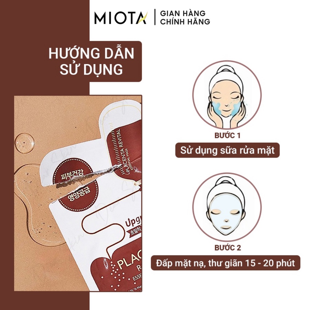 Mặt Nạ Nhau Thai Cừu Phục Hồi Da Mediheal Placenta Revital Essential Mask REX 24ml