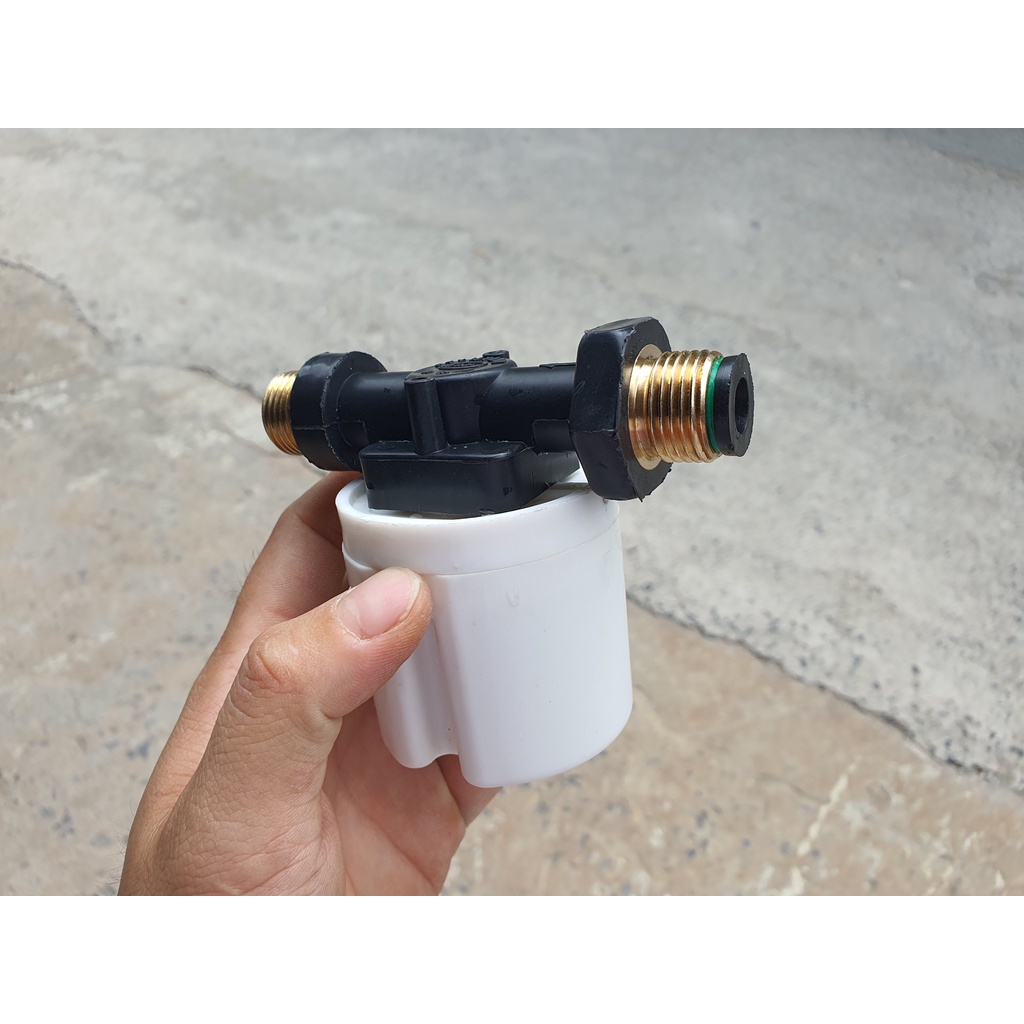 Van phao thông minh tự ngắt ren đồng 21 27