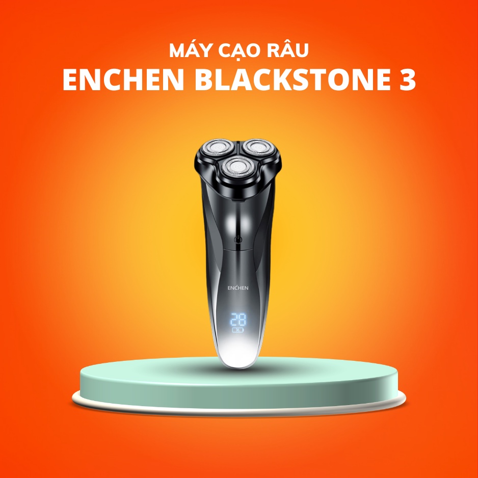 Máy cạo râu Xiaomi Enchen BlackStone 3 Electric Shaver 3D kháng nước IPX7