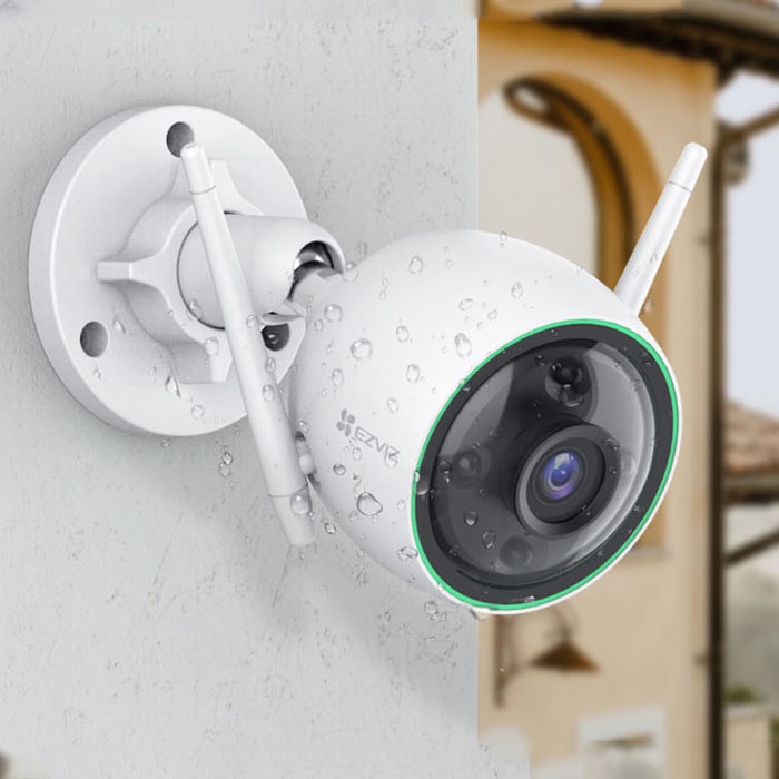 Camera wifi ngoài trời Ezviz C3N, màu ban đêm, ghi âm, AI phân biệt người