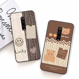Ốp lưng Xiaomi Redmi K30 / K30 4G-5G / 30 Pro /MI 10T Lite in hình họa tiết len Lucky Bunny,Bear,Smile